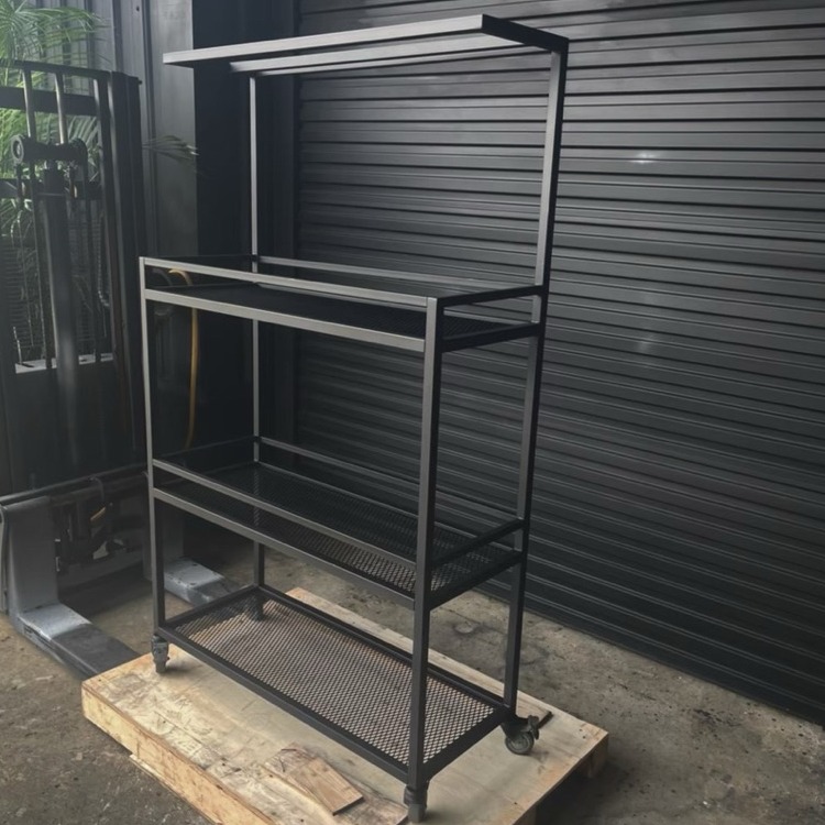 含輪總高180公分 80*50 共三層 

輪子大顆帶剎車