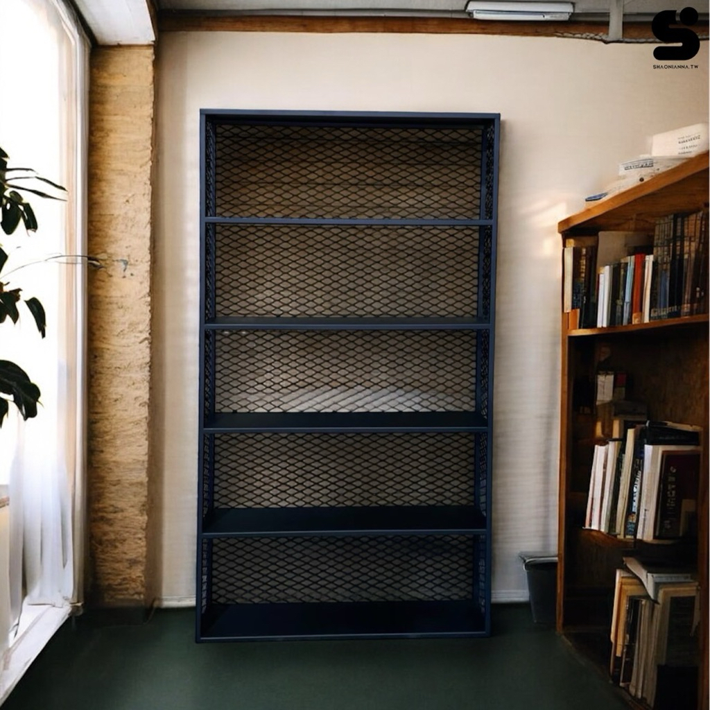 工業風全鐵書架 90×20×170cm｜一體成型免組裝金屬書櫃

打造堅固耐用的 工業風收納空間！這款 90×20×170cm 大尺寸全鐵書架，採用 高品質金屬材質一體成型，呈現純粹工業風的粗獷美感。無木板設計，整體更加耐用且易於清潔，適合書房、客廳或辦公空間使用。