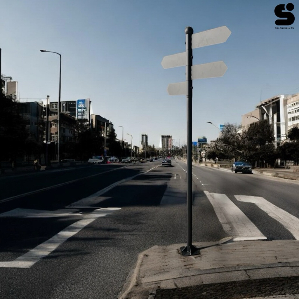 金屬消光霧黑指示牌專為戶外展示而設計，擁有現代化的外觀和穩固的結構，適合各類商業用途。總高210公分的尺寸和45×12公分的牌面提供了足夠的空間來展示品牌信息或指示，無論是在商場、活動現場，還是戶外促銷，均能引起顧客注意。消光霧黑的色調不僅增添了現代感，還能有效與各類環境融合，提升整體展示效果。