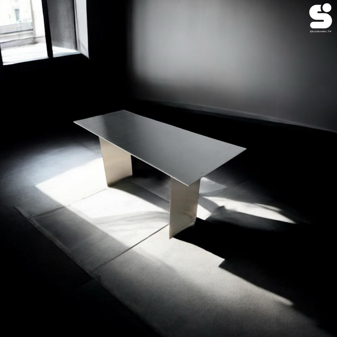 不銹鋼桌子、造型金屬方桌、傢俱白鐵桌子、茶几、邊桌、餐桌、電視櫃、置物桌