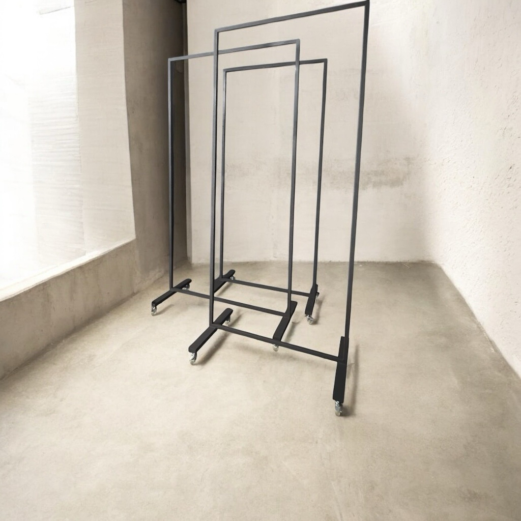 活動式布簾鐵架、屏風鐵架、居家裝飾用鐵件