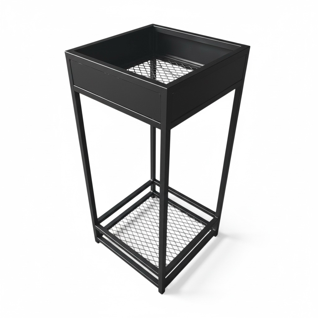 這款「高質感鐵製盆栽展示架」採用 工業級粉體烤漆鐵材，融合 極簡日式禪意設計，線條俐落、色澤低調沉穩，完美襯托任何精品盆栽或苔盆景。適合放置於 玄關 / 客廳 / 玄關櫃 / 茶室 / 書房 等空間，增添藝文氣息與生活美感。

