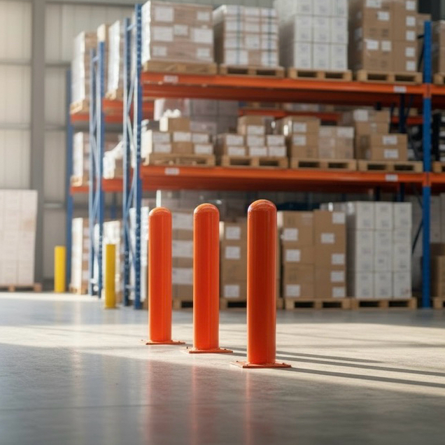專為廠房、倉儲及物流空間設計之推高機防撞柱，可有效保護設備、貨架與建築結構，降低推高機、堆高機誤撞造成的損害。

本款防撞鐵柱採用內壁加厚設計，結構扎實，耐撞性佳，不易變形，適合高使用頻率之工業環境。

高辨識度橘色烤漆，提升作業區安全警示效果。

推高機／堆高機專用防撞柱

內壁加厚，耐撞不易變形

高辨識橘色，提高作業安全

適用廠房、倉儲、物流中心

地面固定式設計，穩固可靠

材質：鐵件

顏色：橘色

外直徑：11 公分

高度：50 公分

結構：內壁加厚

固定方式：膨脹螺絲固定

適用地面：水泥地板

訂購與運送說明（請務必閱讀）

一張訂單僅限購 1 座防撞柱

2 座以上請先私訊我們

因商品重量較重，需以棧板出貨

多件出貨運費另計，請聯繫客服確認