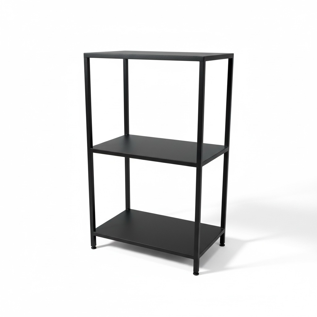 商品規格

尺寸：面寬 51 × 深 30 × 總高 88 公分（含調整腳）

層數：三層

材質：鋼製鐵件

顏色：消光黑

結構：一體成型

組裝方式：免組裝

