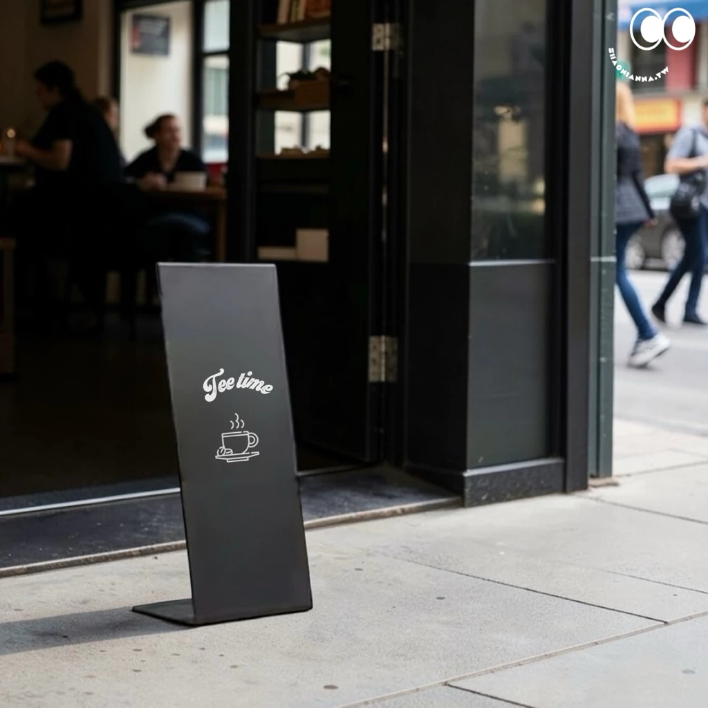 金屬落地立牌 鐵製指示牌 工業風 25x70cm 客製化服務 店面/辦公室 商圈