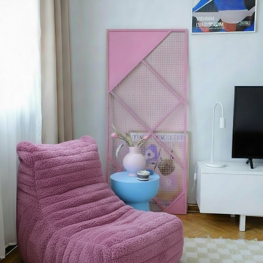 多巴胺風格 鐵製屏風、鐵架、隔間、鐵製隔間、客製化服務