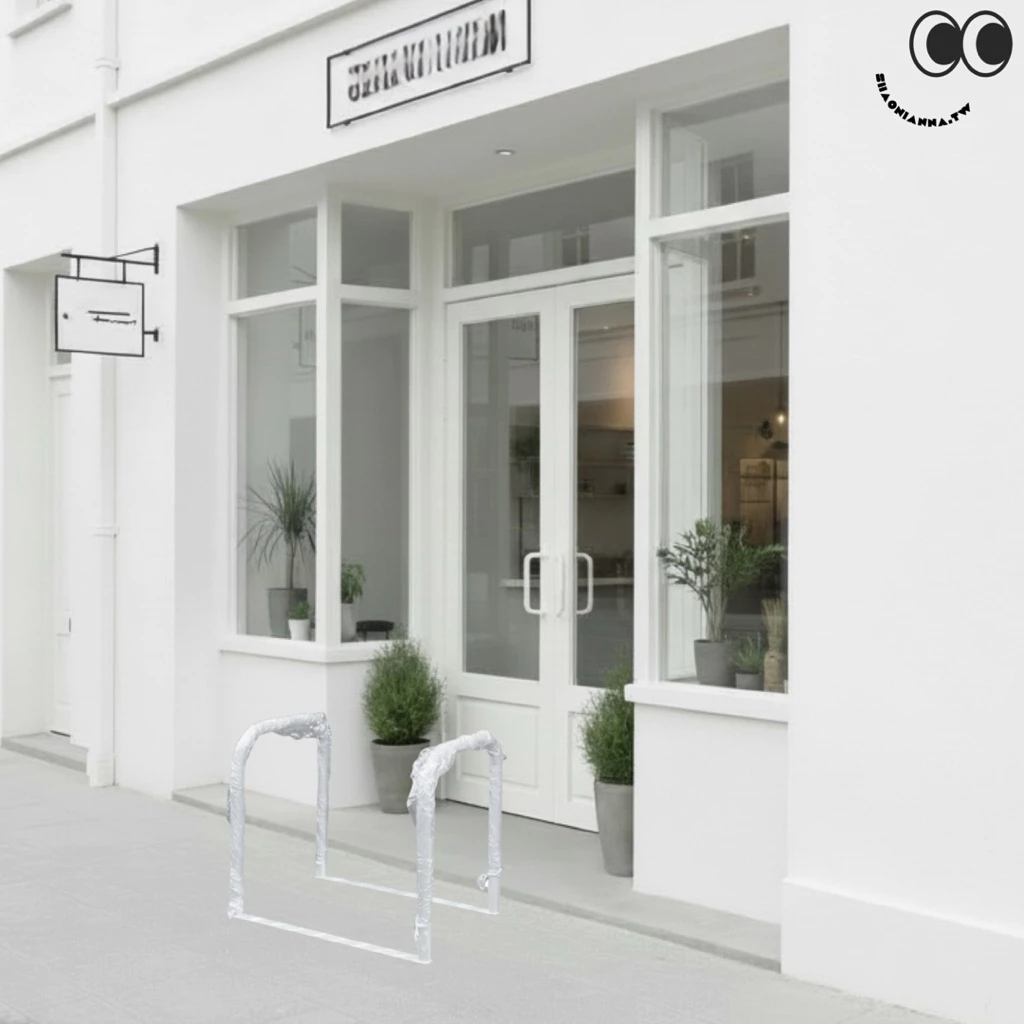 ❝一體成形 管徑加粗❞
顏色 消光白
行人通道架 店門口出入架 
也可以客製化尺寸大小 請直接私訊客服人員