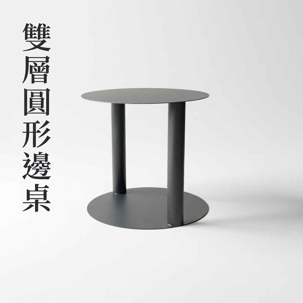 金屬小茶几｜迷你圓形客廳茶几｜沙發邊几 簡約風