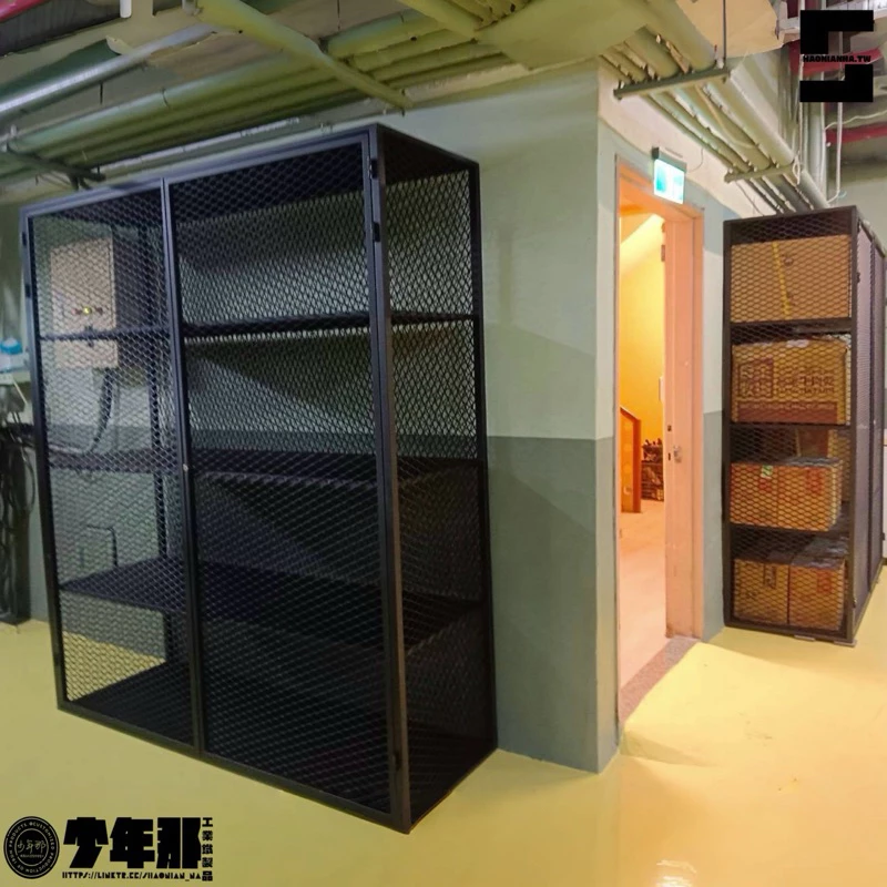 工業風收納網櫃 衣櫃網架 金屬衣櫥架 南麟實業社