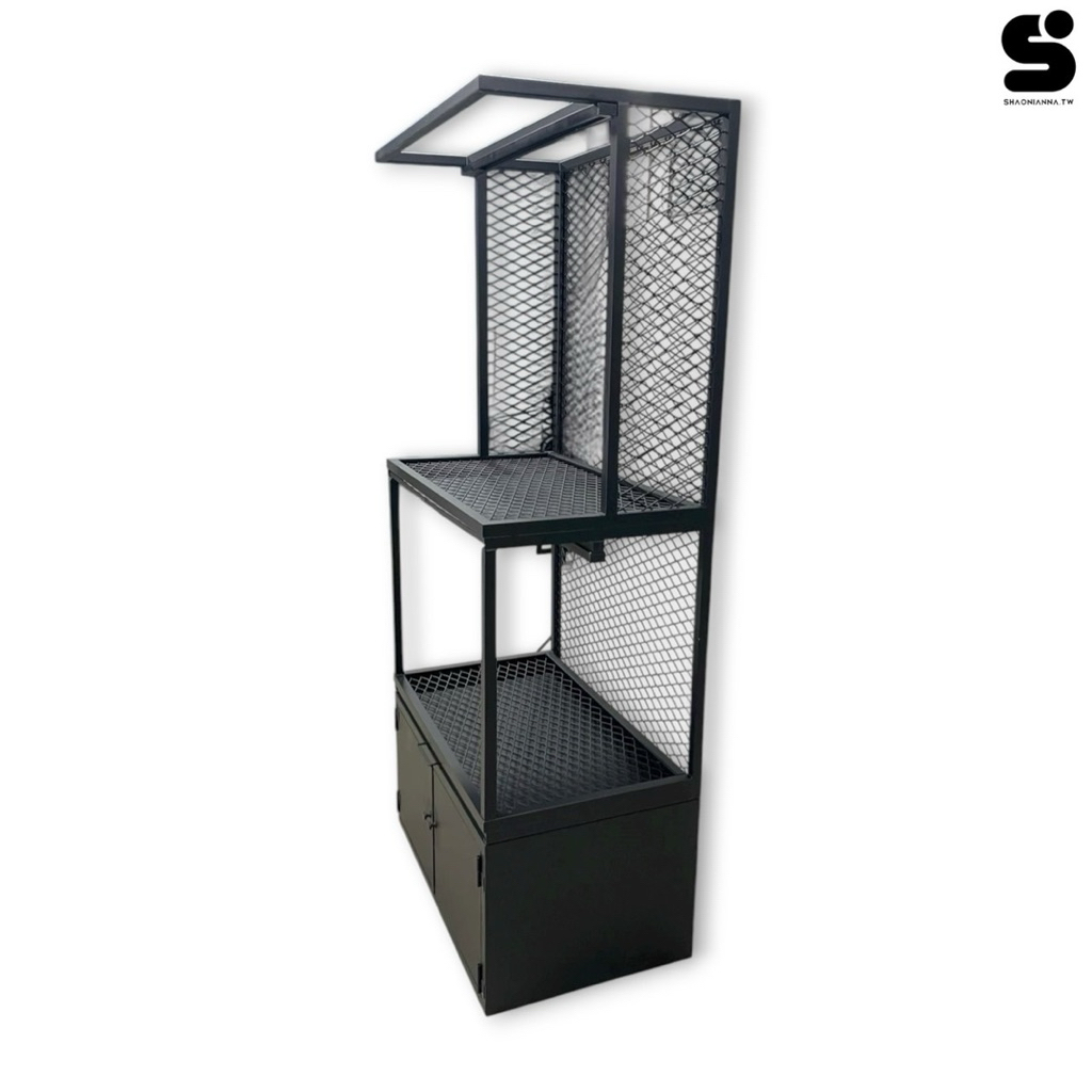 植物架、塊根植物鐵架、居家陽臺日式塊根植物龍舌蘭可掛補光燈軌、外加櫃體、集水盤