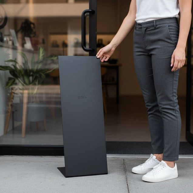 立牌、引導顧客、活動宣傳、吸引顧客目光、傳達資訊、提升品牌形象和增加銷售