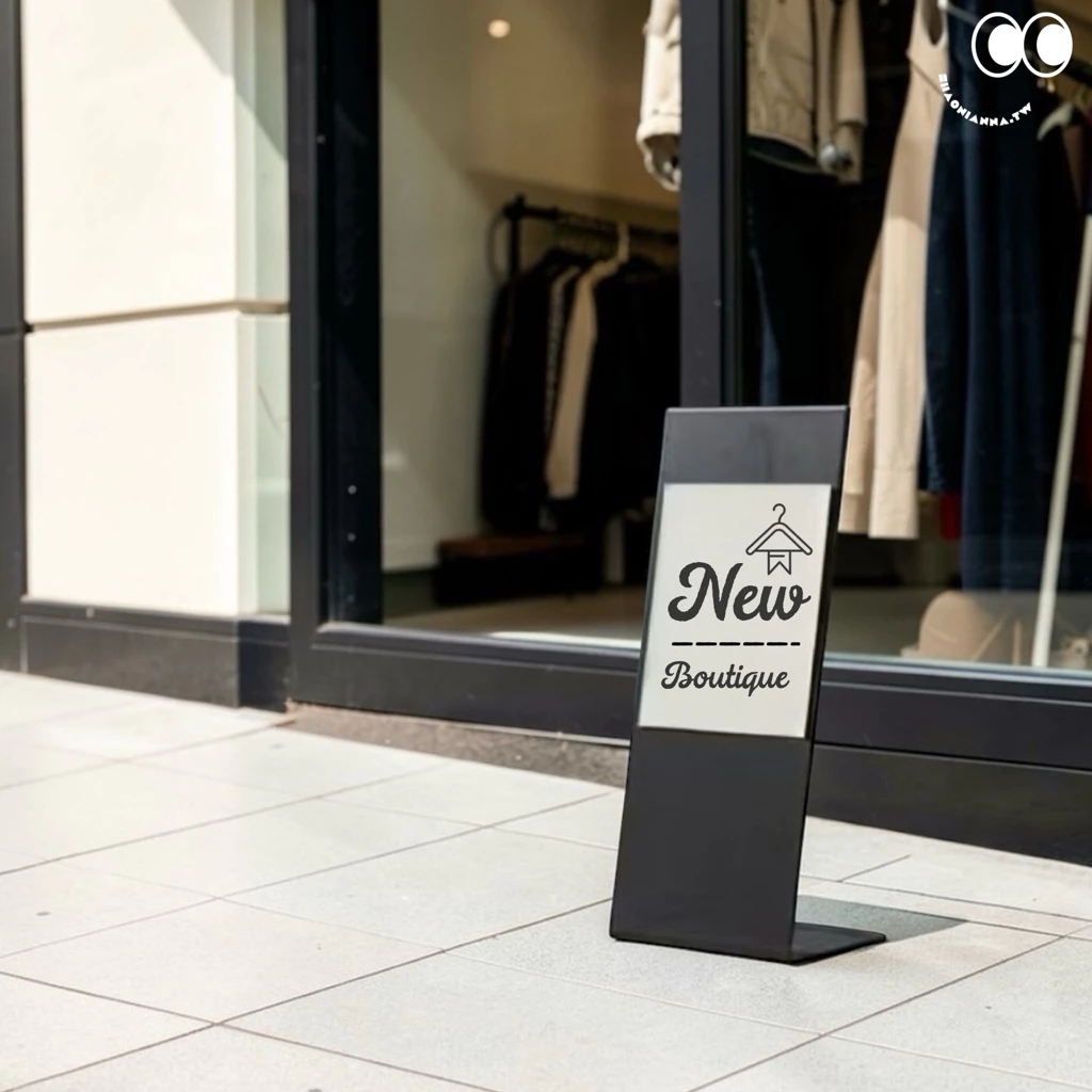 立牌、引導顧客、活動宣傳、吸引顧客目光、傳達資訊、提升品牌形象和增加銷售