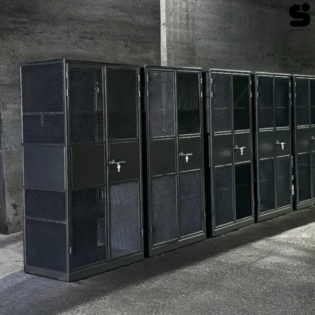 工業風大型網櫃、收納櫃、菱格造型櫃、鐵件製造、傢俱收納櫃、衣櫃、衣櫥、鞋櫃、收藏櫃