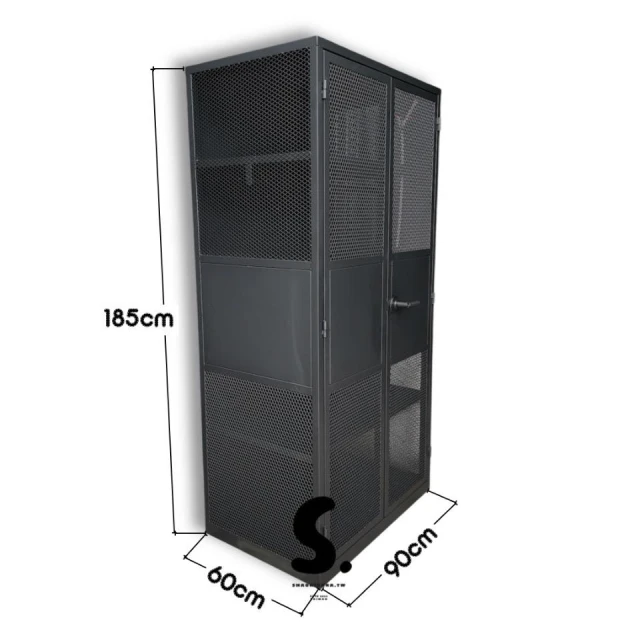 工業風大型網櫃、收納櫃、菱格造型櫃、鐵件製造、傢俱收納櫃、衣櫃、衣櫥、鞋櫃、收藏櫃